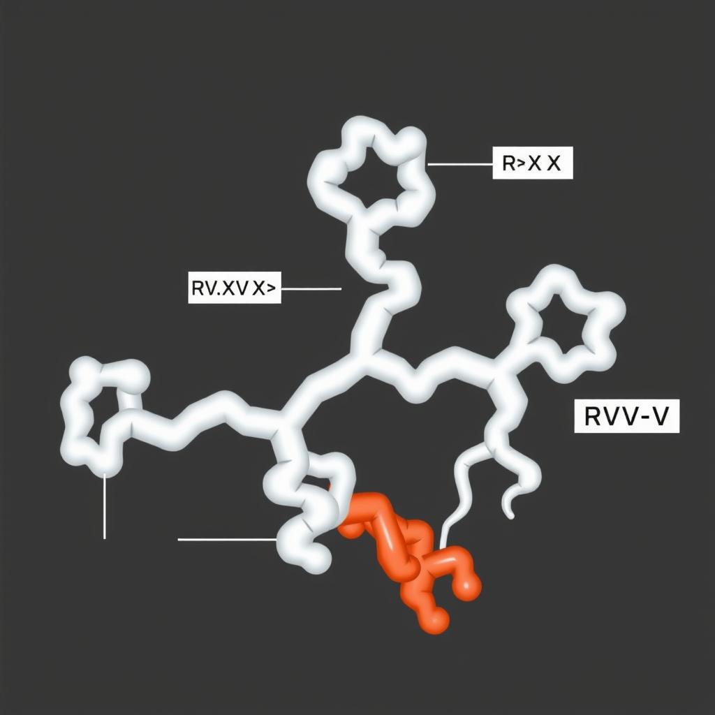 Molecular structure diagram of key proteins in Russell's viper venom